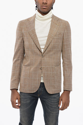 CC COLLECTION Single-breasted REWARD Windowpane Check Blazer