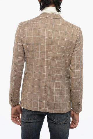 CC COLLECTION Single-breasted REWARD Windowpane Check Blazer