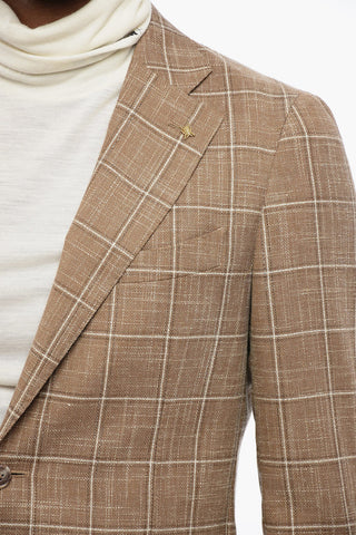 CC COLLECTION Single-breasted REWARD Windowpane Check Blazer