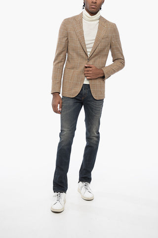 CC COLLECTION Single-breasted REWARD Windowpane Check Blazer
