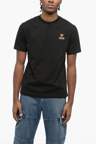 T-Shirt Girocollo FLOWER CLASSIC in Cotone