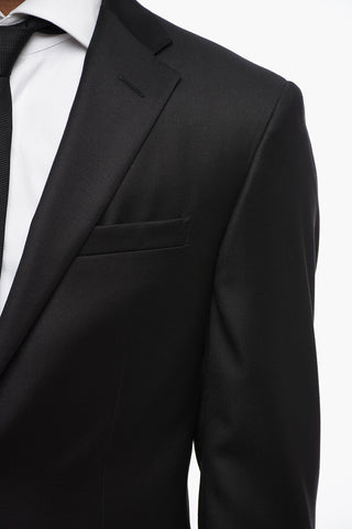 TREND Abito 2 Bottoni in Lana Vergine Due Spacchi Revers Classico
