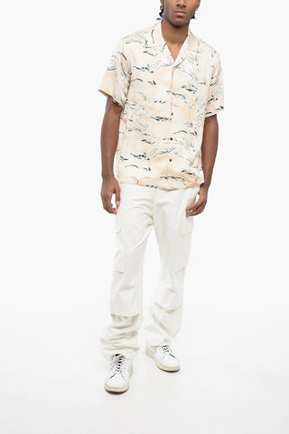 Camicia Bowling RABBIT in Satin Stampato