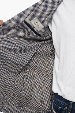 CC COLLECTION Blazer Monopetto con Motivo Windowpane
