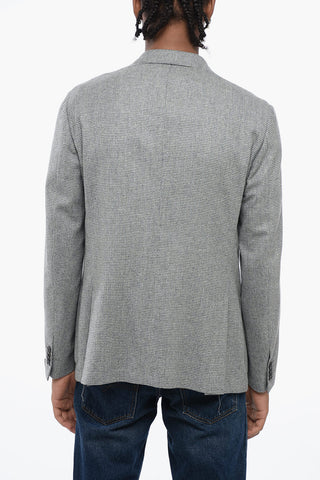 Silk Blend GATE Blazer with Patch Pockets