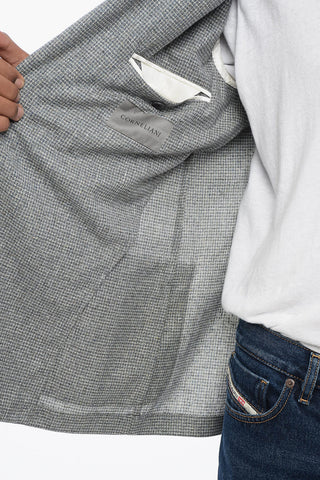 Silk Blend GATE Blazer with Patch Pockets