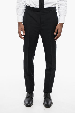Mohair Blend Pants with Hidden Closure