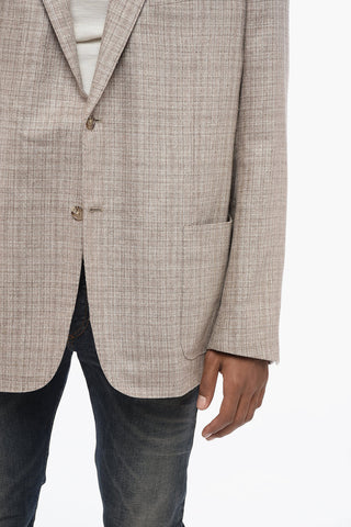 Patch Pocket GATE Silk Blazer