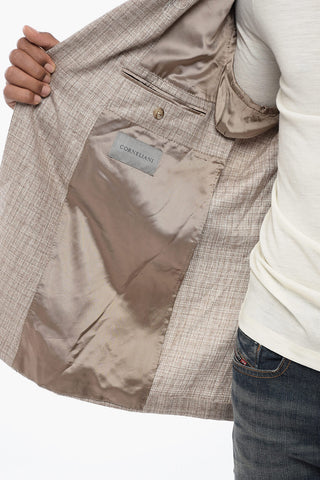 Patch Pocket GATE Silk Blazer