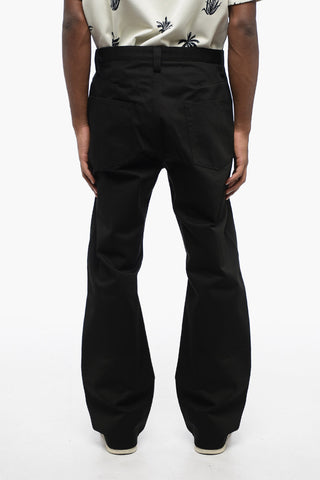 5-Pocket Twill Cotton Pants with Belt Loops