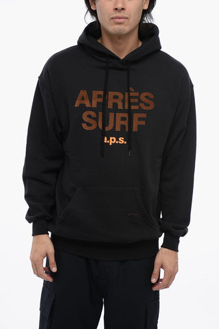 Fleeced Cotton LAUREN Hoodie With Multicolor Details