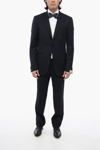 Virgin Wooll Tuxedo Suit with Shawl Lapel