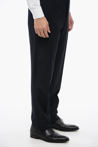 Virgin Wooll Tuxedo Suit with Shawl Lapel