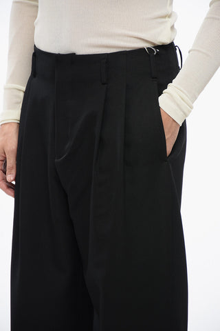 HOMME PLUS Double-pleated Chinos Pants with Belt Loops
