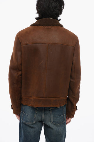 Giubbotto Shearling AMBRA con Deisgn Doppiopetto