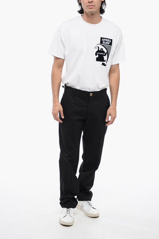 Straight-Fit Chino Pants With Medusa Details