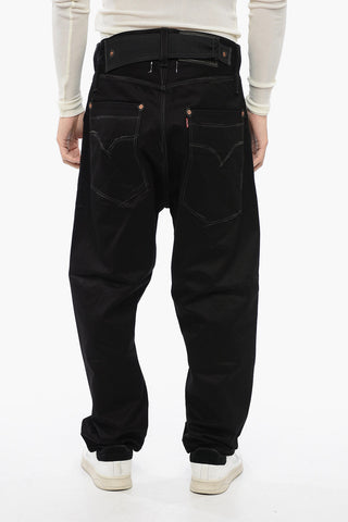 EYE 5-Pocketed Cotton Pants with Back Martingale
