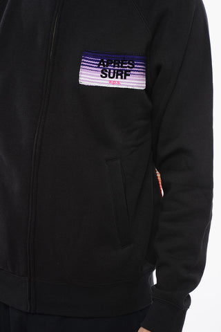 Fleeced Cotton ELEN Sweatshirt With Multicolor Details