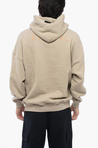 Solid Color ETERNAL Hoodie With Embossed Logo