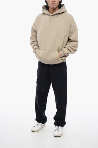 Solid Color ETERNAL Hoodie With Embossed Logo