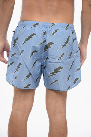 Costume da Bagno Boxer RAIN BOLTS in Nylon