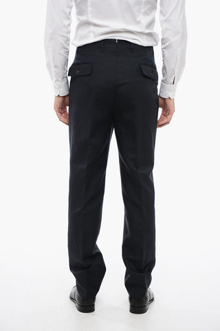 Virgin Wool and Linen Shawl Lapel 3-Button Suit