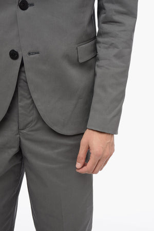 Slim-Fit Anzug RUFFALO aus Baumwollmischung mit klassischem Revers