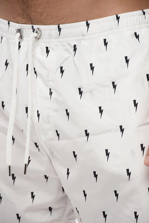 Nylon Boxer MICRO BOLTS Swim Trunks