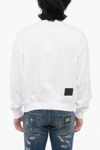 Long Sleeves UNISEX Crew-neck T-shirt with Print