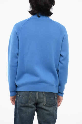 Cashmere Cardigan with Embroidered Logo