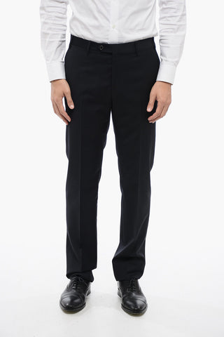 Abito 2 Bottoni LEADER in Lana Vergine con Tasche ad Aletta