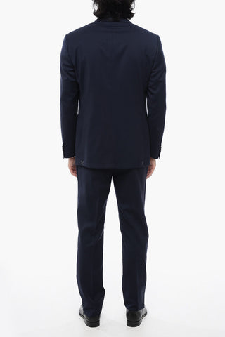 Virgin Wool LEADER Suit with Flap Pockets