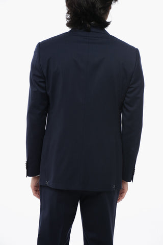 Virgin Wool LEADER Suit with Flap Pockets