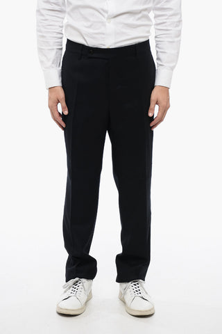 4 Pocketed Virgin Wool Pants with Belt Loops