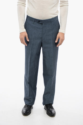 Side Vents Notch Lapel No Hem 3-Button Suit
