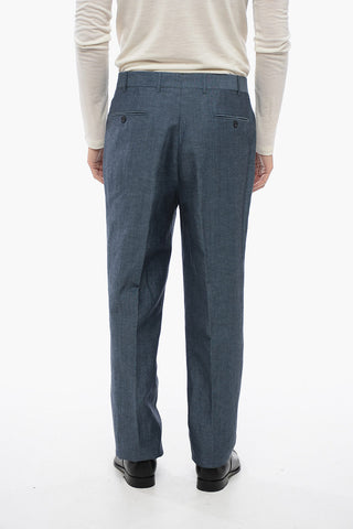 Side Vents Notch Lapel No Hem 3-Button Suit