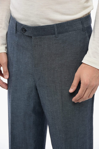 Side Vents Notch Lapel No Hem 3-Button Suit