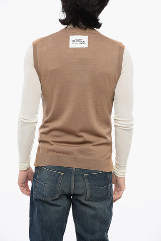 RE-EDITION Sleeveless Wool Blend Sweater