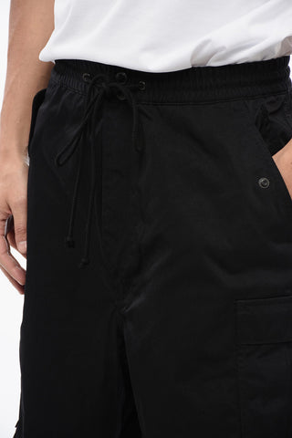 MAN Nylon Cargo Pants with Elastic Waistband