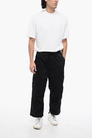 MAN Nylon Cargo Pants with Elastic Waistband