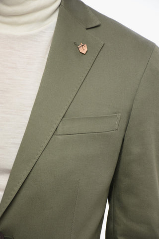 Twill Side Vents Notch Lapel CIRCLE 2-Button Suit