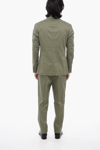 Twill Side Vents Notch Lapel CIRCLE 2-Button Suit