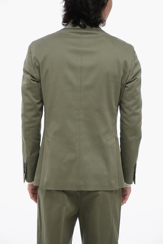 Twill Side Vents Notch Lapel CIRCLE 2-Button Suit