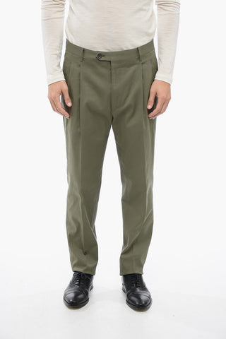 Twill Side Vents Notch Lapel CIRCLE 2-Button Suit
