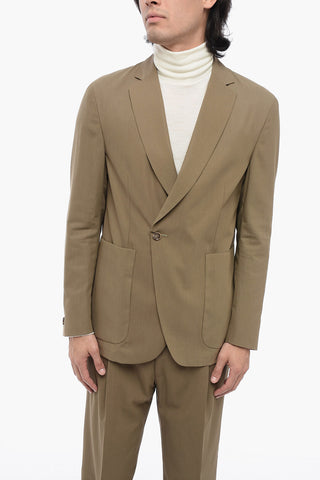 CC COLLECTION Center Vent Notch Lapel RESET Double Breasted Suit