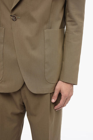 CC COLLECTION Center Vent Notch Lapel RESET Double Breasted Suit