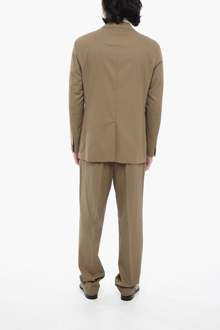 CC COLLECTION Center Vent Notch Lapel RESET Double Breasted Suit