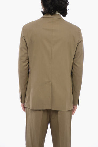 CC COLLECTION Center Vent Notch Lapel RESET Double Breasted Suit