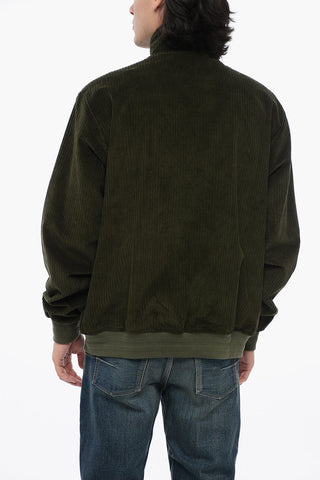 Corduroy Bomber Fit Track Sweatshirt