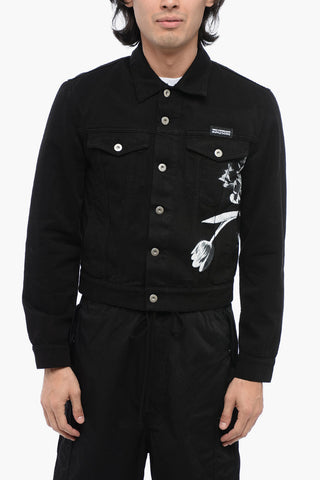 MAPPLETHORPE Saharan Denim Jacket with Print